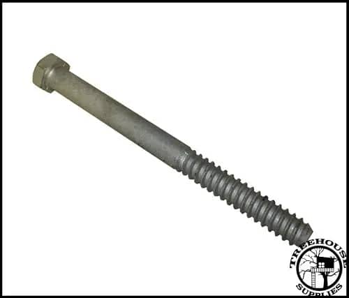 This 1.25'x15' lag bolt is a lightweight treehouse fastener for situations where a Treehouse Attachment Bolt is not necessary.