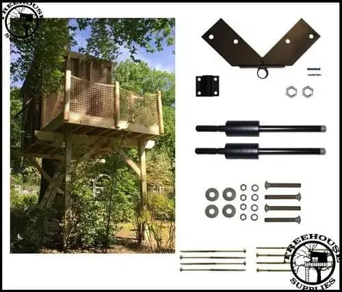 1 Tree Treehouse Kit, 1 Tree 2 Post Deluxe Treehouse Kit