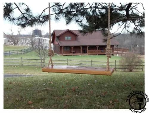 Rustic Wooden Swing