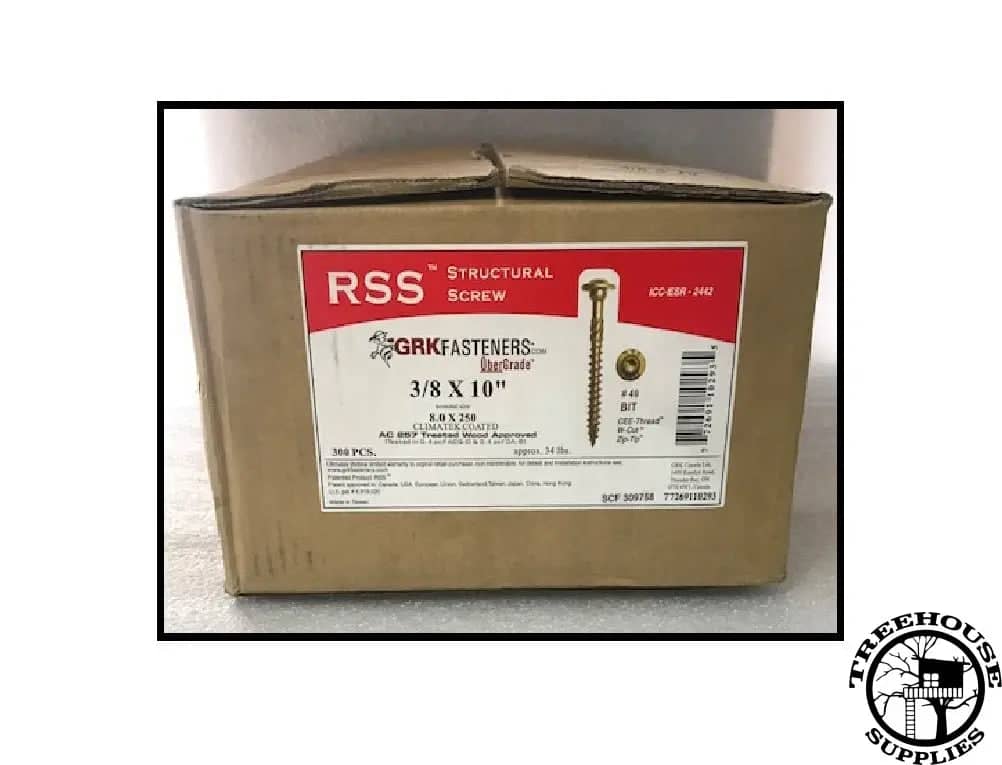 3/8" RSS SCREWS BY GRK FASTENERS - Treehouse Supplies