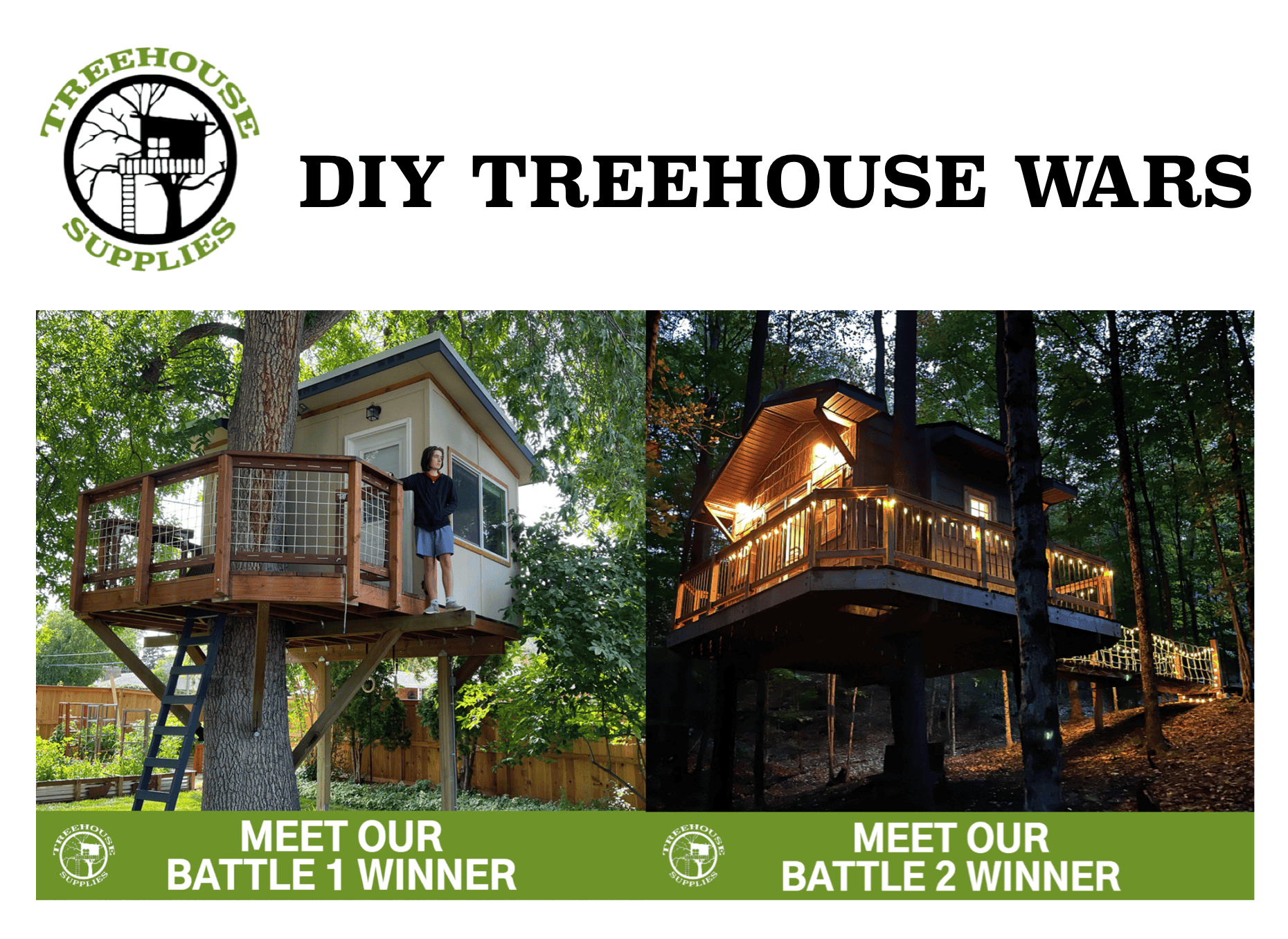 DIY Treehouse Wars by Treehouse Supplies: A Look Into The Semi-Finals Battle 1 Treehouse Supplies