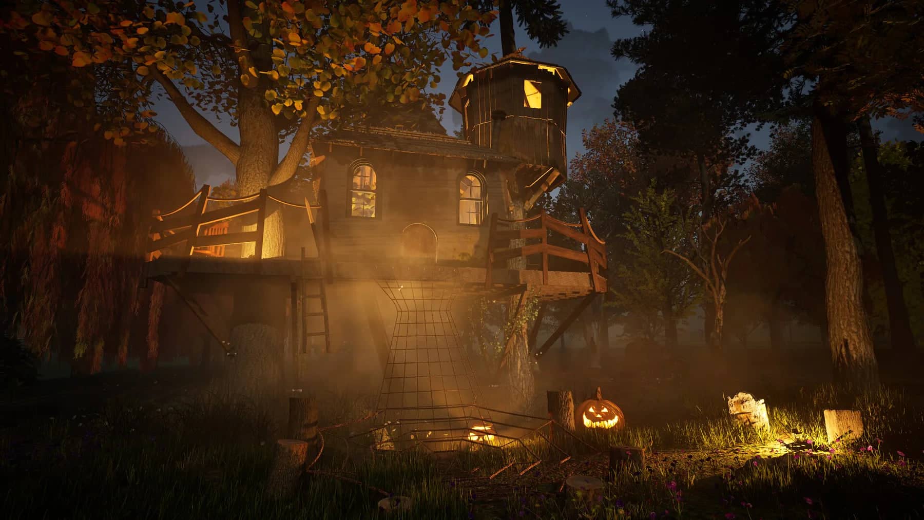 Halloween Magic: Build Your Own Spooky Treehouse with our Crooked Tower Plan!